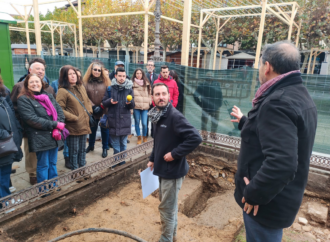 Inician las excavaciones para comprobar el estado del refugio antiaéreo construido en la Plaza de Cervantes de Alcalá