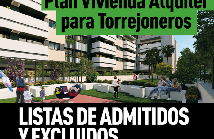 Plan Vivienda Alquiler para vecinos de Torrejón: listas de admitidos y excluidos de las 150 viviendas de la 1ª fase del Plan