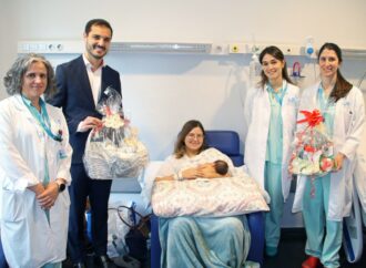 Piero, el primer bebé nacido en el Hospital de Torrejón en 2024