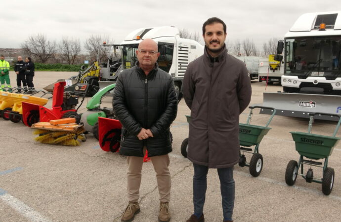 Amplio dispositivo en Torrejón para hacer frente a las posibles nevadas