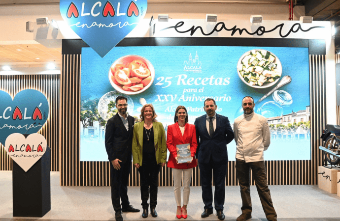 «25 recetas para el XXV aniversario» de Patrimonio de Alcalá, nuevo libro presentado en FITUR 2024