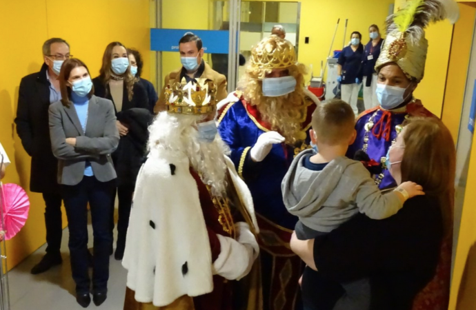 Los Reyes Magos también visitaron el Hospital Príncipe de Asturias de Alcalá de Henares