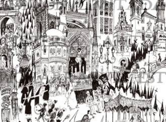 Salen a la luz dibujos desconocidos de la Semana Santa de Sevilla con los Quijada y Alcalá como protagonistas