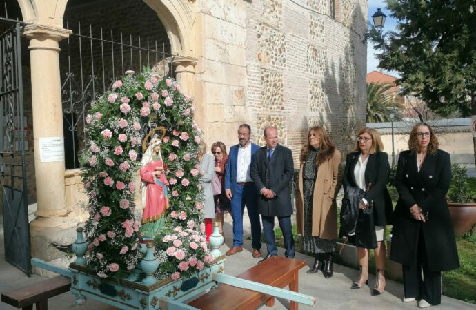 Procesión, gachas, postres y mucho más por Santa Águeda, patrona de Villanueva de la Torre