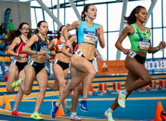 La atleta torrejonera, Andrea Moreno, subcampeona de España de 800 metros en pista cubierta en categoría sub-23