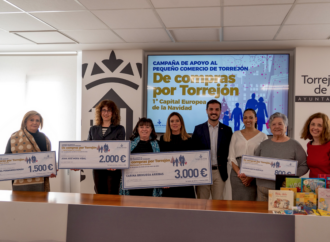 Ganadores del concurso “De compras por Torrejón 1ª Capital Europea de la Navidad”