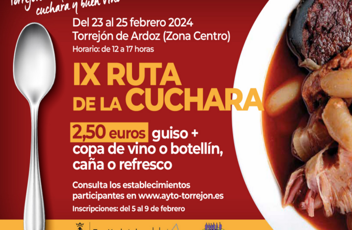 IX Ruta de la Cuchara en Torrejón de Ardoz: del 5 al 9 de febrero