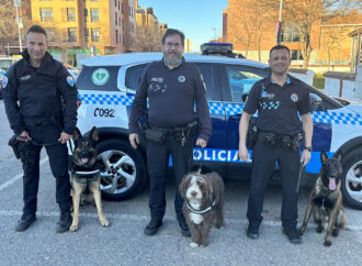 Así localiza droga la unidad canina de la Policía Local de Azuqueca