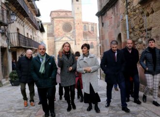 La ministra, Isabel Rodríguez, visitó Sigüenza para conocer algunos de los proyectos estratégicos del plan de acción de la Agenda Urbana