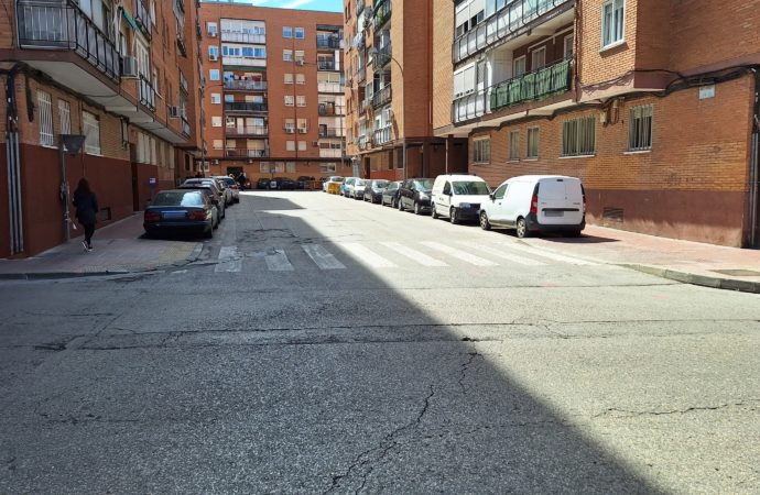 Continúan las obras en Alcalá en la calle Sil desde la calle Rio Miño hasta la calle Ronda Pescadería