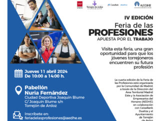 La IV Feria de las Profesiones del Henares llega este jueves a Torrejón