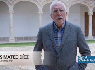 El Premio Cervantes, Luis Mateo Díez, elige la palabra ‘melancolía’ como legado para el Archivo de la Palabra de la Universidad de Alcalá