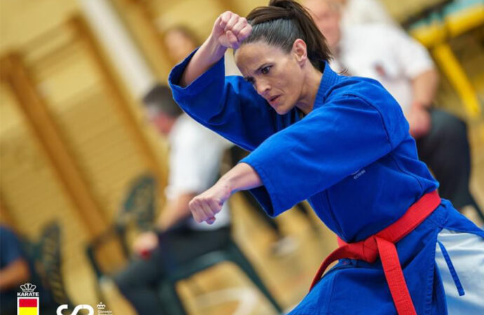 Karate: la torrejonera Clara Gutiérrez, campeona de España Máster en la modalidad de goshin (autodefensa) por cuarto año consecutivo