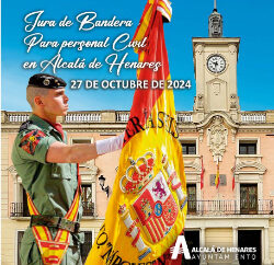 Este domingo, Jura de Bandera Civil en Alcalá de Henares
