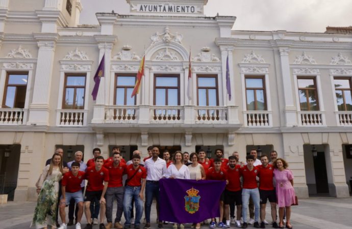 El Fútbol Sala Ciudad de Guadalajara, recibido en el Ayuntamiento tras su ascenso a 2ªB