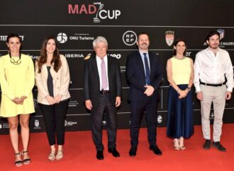 Alcalá, presente en la presentación de la MADCUP 2024, en el  Estadio Metropolitano