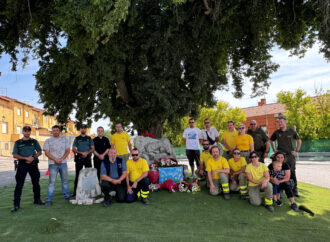 Homenaje en Cogolludo a los 11 fallecidos del retén en el incendio de julio de 2005