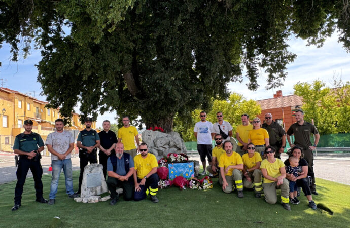 Homenaje en Cogolludo a los 11 fallecidos del retén en el incendio de julio de 2005