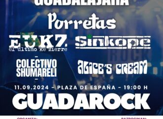 Fiestas Guadalajara: “Porretas” y “El último ke zierre” completan el cartel de Guadarock sustituyendo a “La Fuga”