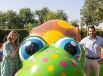 El parque Nuevo Alamín de Guadalajara ya dispone de nuevos juegos infantiles y un circuito biosaludable