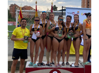 Las torrejoneras, Nahia Sierra y Carlota Aguilar, subcampeonas de España de clubes de vóley playa en categoría infantil