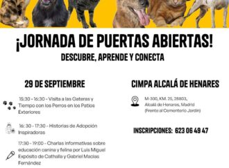 Este domingo, nueva jornada de puertas abiertas en el Centro Integral de Protección Animal de Alcalá