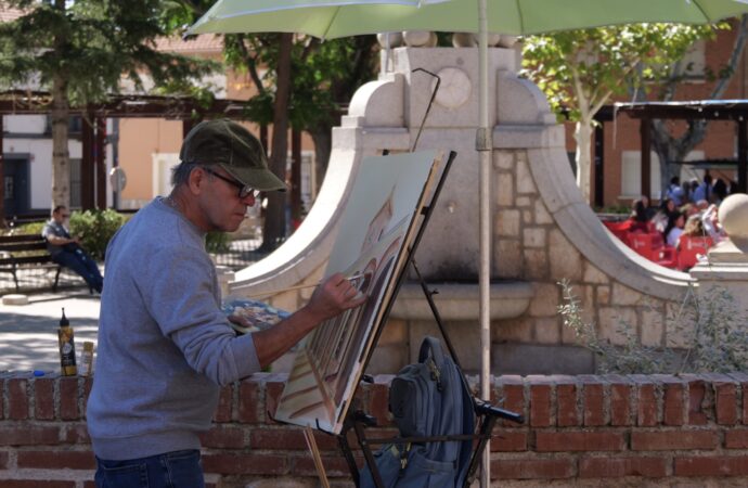 Certamen de pintura rápida para las Fiestas de San Miguel en Alovera