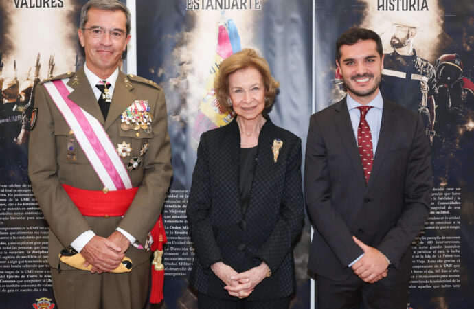 La Reina Doña Sofía, en el aniversario de la Unidad Militar de Emergencias en Torrejón de Ardoz