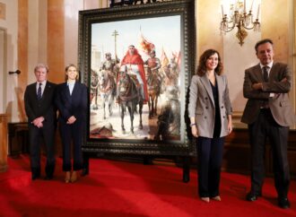 Ayuso, en Alcalá, en la presentación del nuevo cuadro de Ferrer Dalmau