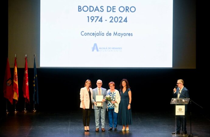 Bodas de Oro: homenaje en Alcalá a los mayores que cumplieron 50 años de casados