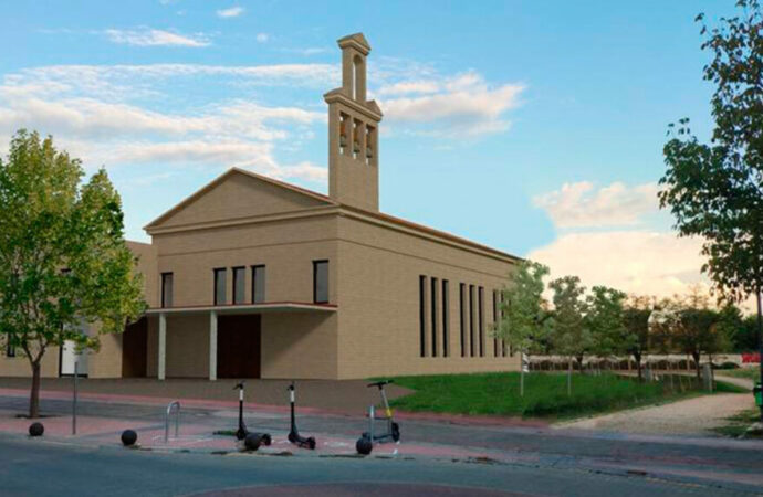 Así será la nueva iglesia de La Garena en Alcalá de Henares