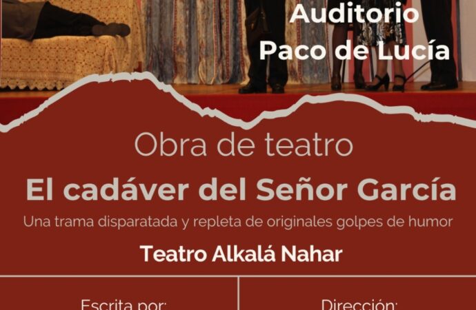 Teatro Alkalá Nahar representará «El cadáver del Señor García» el 29 de noviembre en Alcalá