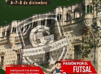 El XVI Torneo nacional de fútbol sala base “Ciudad de Guadalajara” será del 6 al 8 de diciembre