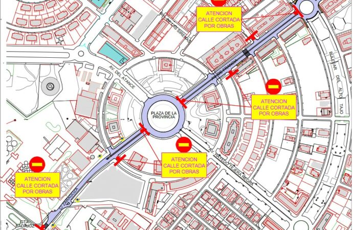 Guadalajara: cortes de tráfico en la calle Zaragoza y Avenida de Francia por las obras de asfaltado