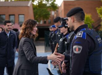La presidenta regional, Isabel Díaz Ayuso, presenta en Torrejón el Plan Regional Antidrogas