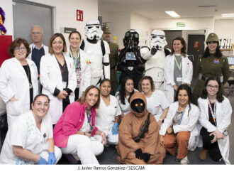 Los personajes de la Guerra de las Galaxias volvieron al Hospital de Guadalajara
