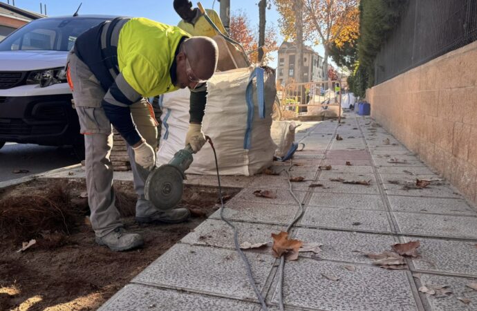 En marcha el Plan de mejora de aceras y accesibilidad en Alovera