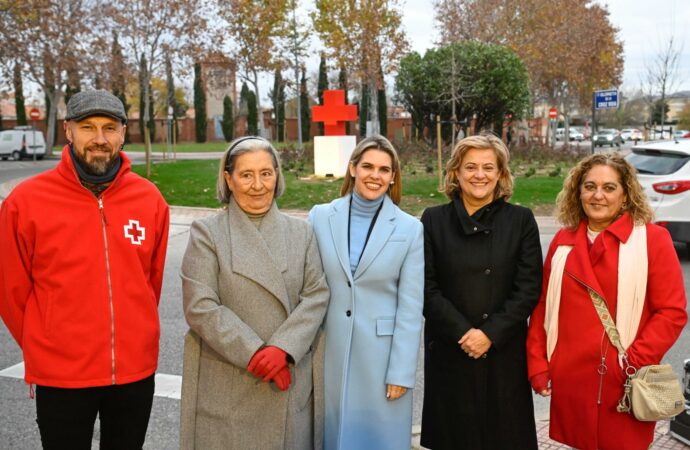 Nueva glorieta dedicada a la Cruz Roja en Alcalá de Henares