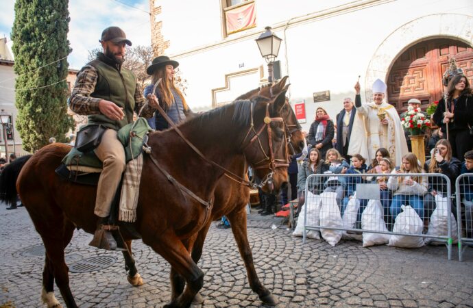 Así fue la bendición de animales celebrada en Alcalá por San Antón