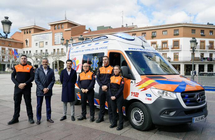 El Ayuntamiento de Torrejón de Ardoz incorpora una nueva ambulancia de Protección Civil