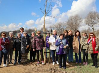20 entidades de Alcalá «apadrinan simbólicamente» árboles en la Isla del Colegio