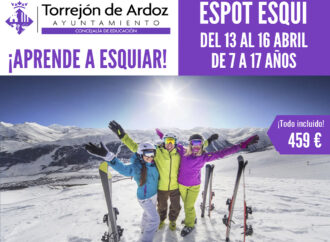 Aprende a esquiar en la nieve con el Ayuntamiento de Torrejón: de 7 a 17 años