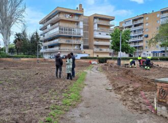 Nueva zona verde en la calle Torrejón del Rey de Alcalá con la creación de una gran pradera verde y nuevo arbolado