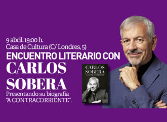 Encuentro literario con Carlos Sobera en Torrejón, este miércoles, 9 de abril