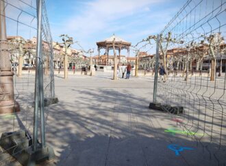 Comienzan las obras para renovar la Plaza de Cervantes de Alcalá de Henares