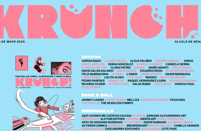 Llega a Alcalá el Festival Krunch!, referencia del cómic, ilustración y rock & roll
