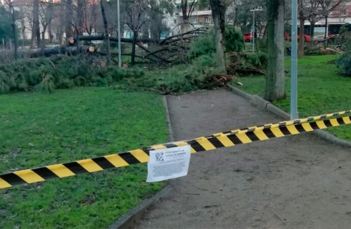 Alerta y parques cerrados este lunes en Alcalá por previsión de tormentas