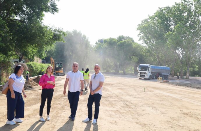 Avanzan a buen ritmo las obras del aparcamiento en el barrio de Nuestra Señora de Belén en Alcalá