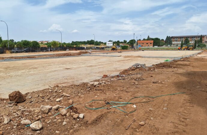 Avanzan los trabajos del nuevo espacio de equipamientos públicos en el barrio de El Olivar en Alcalá
