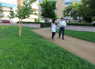 Finalizan las obras de la remodelada zona verde del barrio de IVIASA en Alcalá de Henares